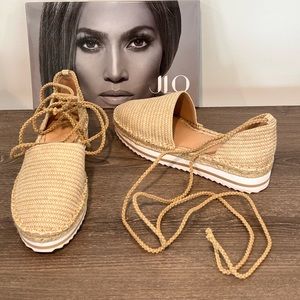 NEW: JLo lace up shoes